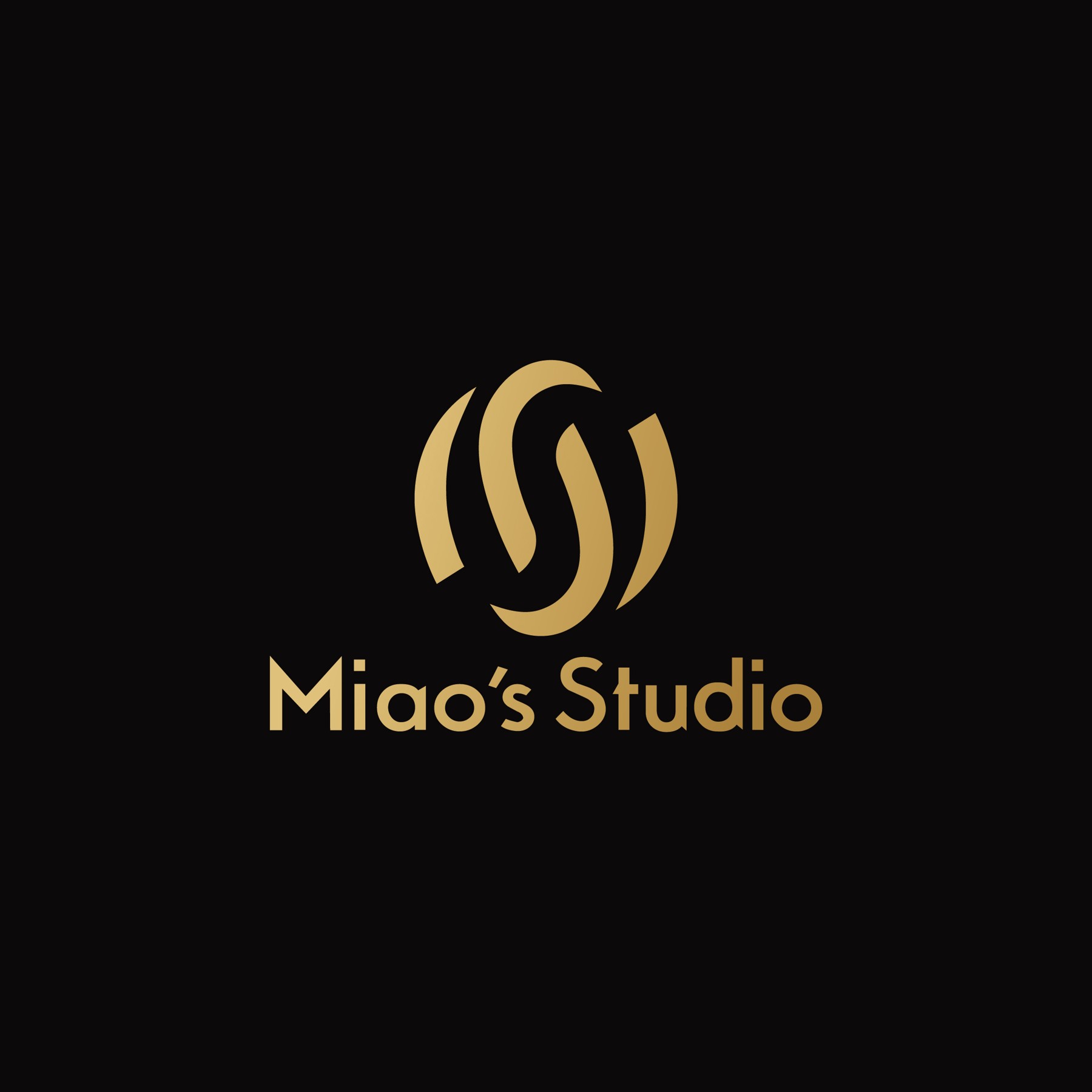 Miao’s Studio gold logo